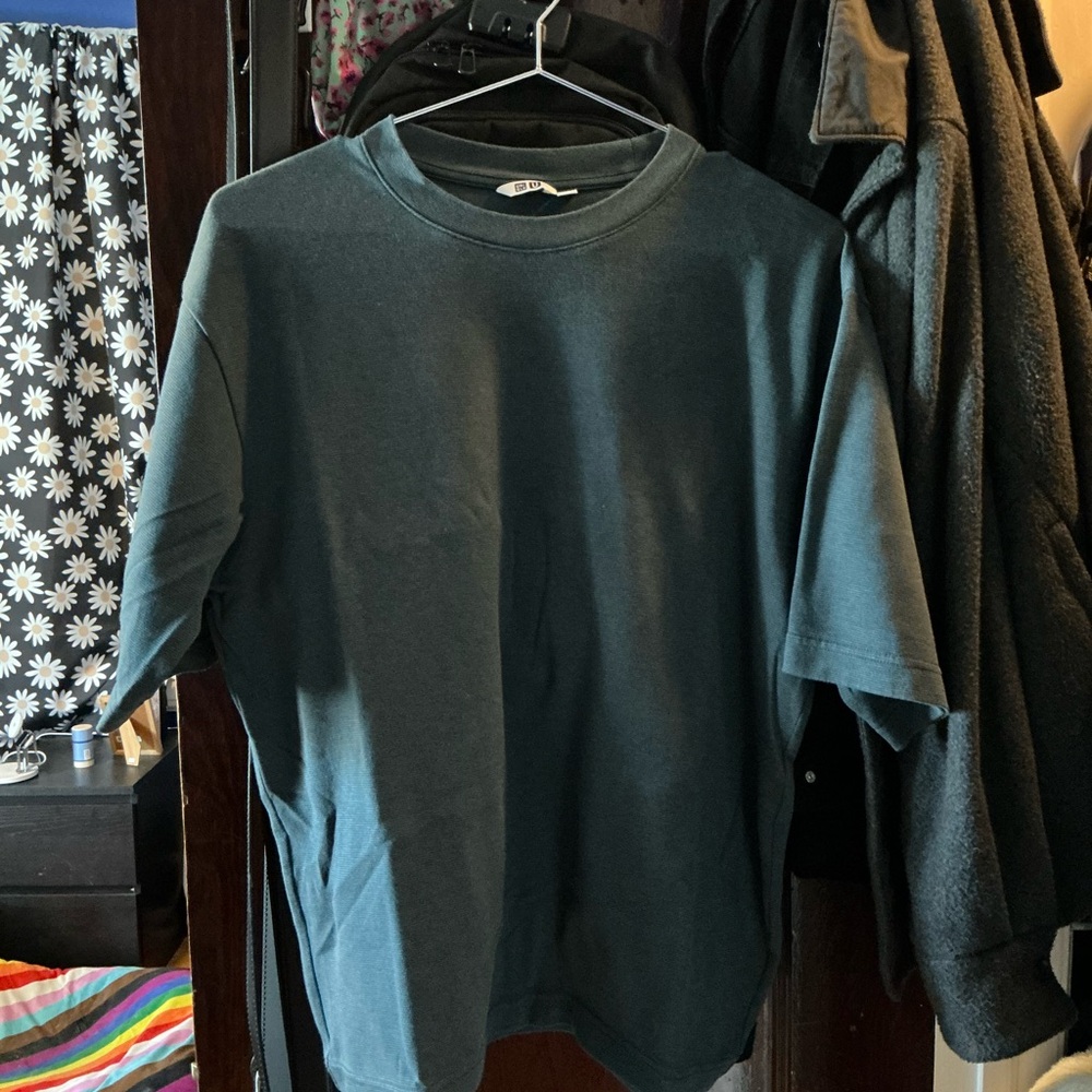 Uniqlo Dark Teal Short Sleeve Tee